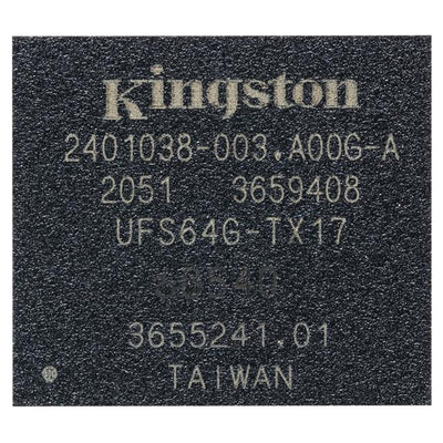 UFS64G-TX17-GA3A-DK by Kingston - IC FLASH 64GBIT UFS3.1 153FBGA