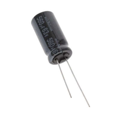 UHW1J561MHD by Nichicon - ALUMIN CAP 560UF 20% 63V RADIAL