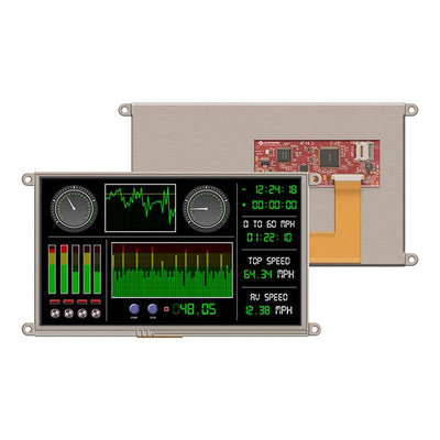 ULCD-90DT by 4D Systems Pty Ltd - 9.0"" INTELLIGENT DISPLAY MODULE