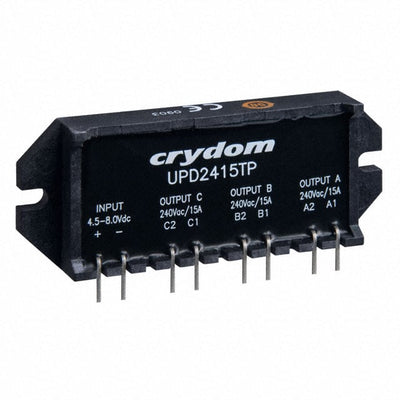 UPD2415TP-10 by Sensata-Crydom - SOLIDSTATE RELAY 3PST-NO 15A 24-280V