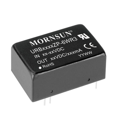 URB2403ZP-6WR3 by Mornsun America, LLC - DC DC CONVERTER 3.3V 6W