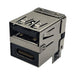 USB-A3-C31-D-RA-CS1 by Adam Tech - CONNECTOR USB TYPE-A OVER TYPE-C RIGH