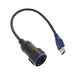 USB3FTV6A03GSTR by Amphenol Socapex - CABLE A PLUG-A PLUG W/COUPL 0.98