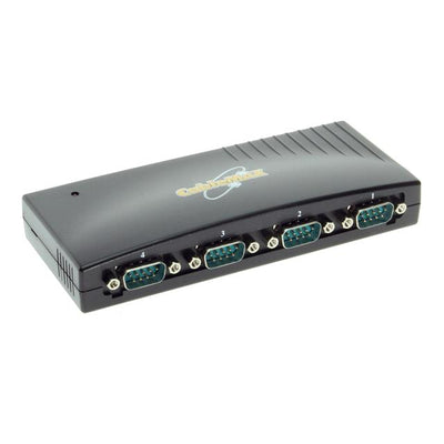 USBG-4X-RS232 by Cablemax - 4-PORT USB SERIAL ADAPTER BOX WI