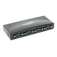 USBG-4X-RS232 by Cablemax - 4-PORT USB SERIAL ADAPTER BOX WI