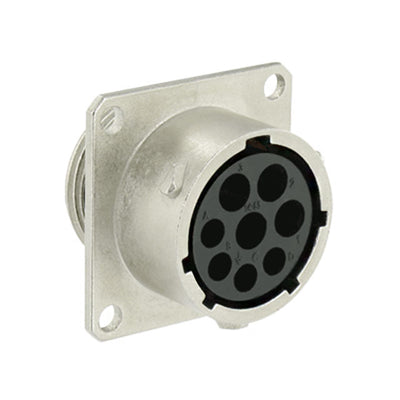 UT00148SH6 by Souriau-Sunbank by Eaton - CONNECTOR RECPT HSG FMALE 8POS PNL MT