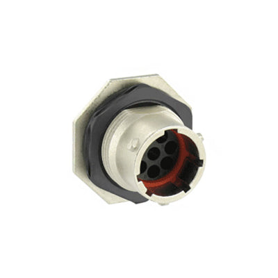 UT07128PH601 by Souriau-Sunbank by Eaton - CONNECTOR RECPT HSNG MALE 8POS PNL MNT