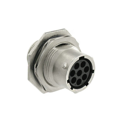 UT07128SH6 by Souriau-Sunbank by Eaton - CONNECTOR RECPT HSNG FMALE 8POS PNL MT