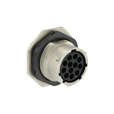 UT071412SH601 by Souriau-Sunbank by Eaton - CONNECTOR RECPT HSG FMALE 12POS PNL MT
