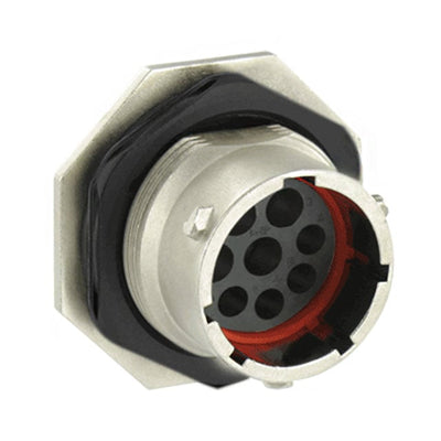 UT07148PH601 by Souriau-Sunbank by Eaton - CONNECTOR RECPT HSNG MALE 8POS PNL MT