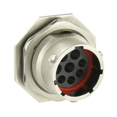 UT07148PH6 by Souriau-Sunbank by Eaton - CONNECTOR RECPT HSNG MALE 8POS PNL MT