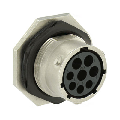 UT07148SH601 by Souriau-Sunbank by Eaton - CONNECTOR RECPT HSG FMALE 8POS PNL MT