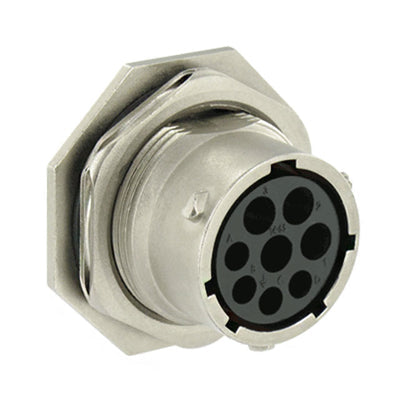 UT07148SH by Souriau-Sunbank by Eaton - CONNECTOR RECPT HSG FMALE 8POS PNL MT