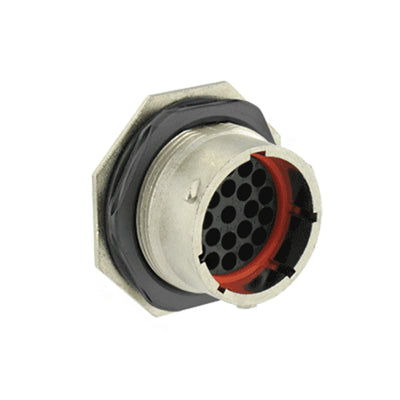 UT071823PH601 by Souriau-Sunbank by Eaton - CONNECTOR RECPT HSNG MALE 23POS PNL MT