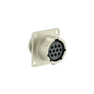 UT0W012-10SH6 by Souriau-Sunbank by Eaton - CONNECTOR RECPT HSG FMALE 10POS PNL MT