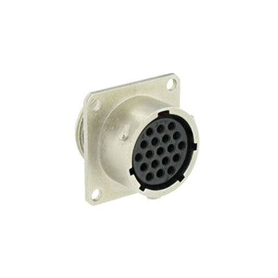 UT0W014-19SH6 by Souriau-Sunbank by Eaton - CONNECTOR RECPT HSG FMALE 19POS PNL MT