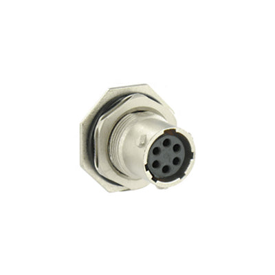 UT0W7106SH6 by Souriau-Sunbank by Eaton - CONNECTOR RECPT HSNG FMALE 6POS PNL MT