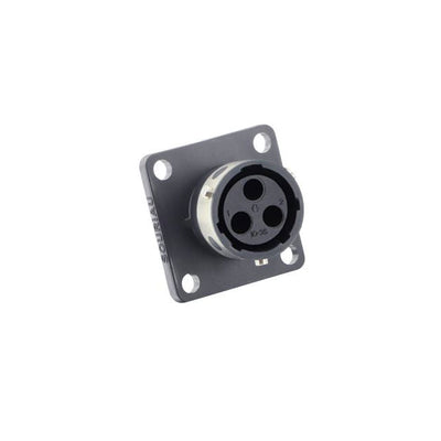 UTGX0103S by Souriau-Sunbank by Eaton - CONNECTOR RECPT HSG FMALE 3POS PNL MT