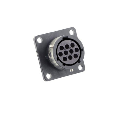 UTGX01210S by Souriau-Sunbank by Eaton - CONNECTOR RECPT HSG FMALE 10POS PNL MT
