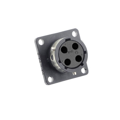 UTGX0124S by Souriau-Sunbank by Eaton - CONNECTOR RECPT HSG FMALE 4POS PNL MT