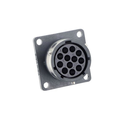 UTGX01412S by Souriau-Sunbank by Eaton - CONNECTOR RECPT HSG FMALE 12POS PNL MT