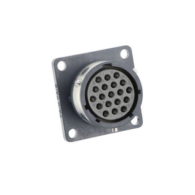 UTGX01419S by Souriau-Sunbank by Eaton - CONNECTOR RECPT HSG FMALE 19POS PNL MT