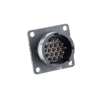 UTGX014E18P by Souriau-Sunbank by Eaton - CONNECTOR RECPT MALE 18POS SOLDER CUP