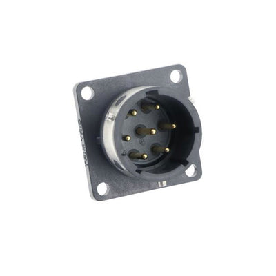 UTGX014E7P by Souriau-Sunbank by Eaton - CONNECTOR RECPT MALE 7POS SOLDER CUP