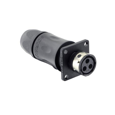 UTGX0JC103S by Souriau-Sunbank by Eaton - CONNECTOR RECPT HSG F 3P INLINE PNL MT