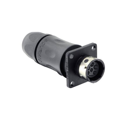 UTGX0JC103W3P by Souriau-Sunbank by Eaton - CONNECTOR RCP HSG ML 6P INLINE PNL MT