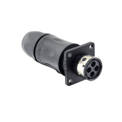UTGX0JC104S by Souriau-Sunbank by Eaton - CONNECTOR RECPT HSG F 4P INLINE PNL MT