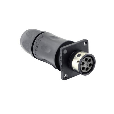 UTGX0JC106S by Souriau-Sunbank by Eaton - CONNECTOR RECPT HSG F 6P INLINE PNL MT