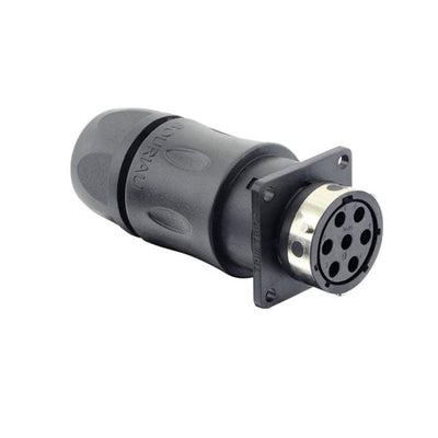 UTGX0JC147S by Souriau-Sunbank by Eaton - CONNECTOR RECPT HSG F 7P INLINE PNL MT