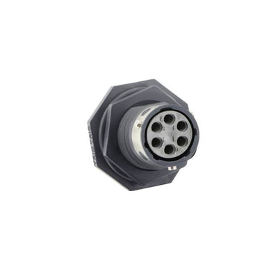 UTGX7106S by Souriau-Sunbank by Eaton - CONNECTOR RECPT HSG FMALE 6POS PNL MT