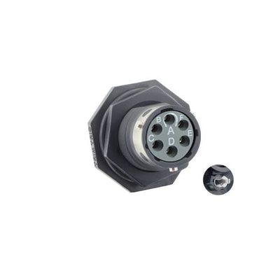 UTGX710D6S32 by Souriau-Sunbank by Eaton - CONNECTOR RECPT FMALE 6POS SOLDER