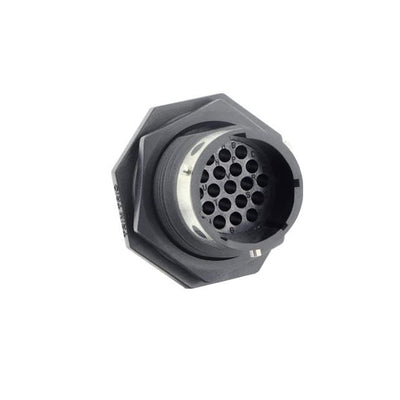 UTGX71419P by Souriau-Sunbank by Eaton - CONNECTOR RECPT HSG MALE 19POS PNL MT