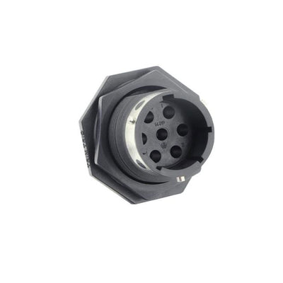 UTGX7147P by Souriau-Sunbank by Eaton - CONNECTOR RECPT HSG MALE 7POS PNL MNT