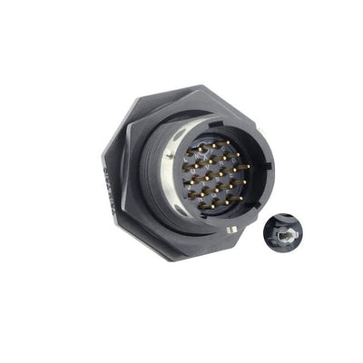 UTGX714D19P32 by Souriau-Sunbank by Eaton - CONNECTOR RECPT MALE 19POS SOLDER