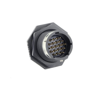 UTGX714D19P by Souriau-Sunbank by Eaton - CONNECTOR RECPT MALE 19POS SOLDER