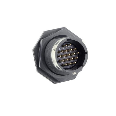 UTGX714E18P by Souriau-Sunbank by Eaton - CONNECTOR RECPT MALE 18POS SOLDER CUP