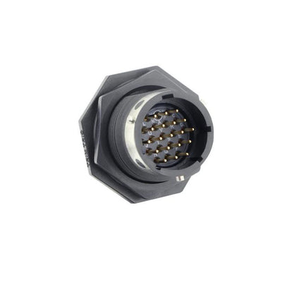 UTGX714E19P by Souriau-Sunbank by Eaton - CONNECTOR RECPT MALE 19POS SOLDER CUP