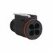UTL6103G1S by Souriau-Sunbank by Eaton - CONNECTOR PLUG HSNG F/M 4POS INLINE