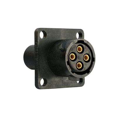 UTS0104S by Souriau-Sunbank by Eaton - CONNECTOR RECPT HSNG FMALE 4POS PNL MT
