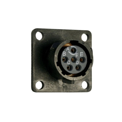 UTS010E98S by Souriau-Sunbank by Eaton - CONNECTOR RECPT FMALE 6P GOLD SLDR CUP