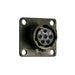 UTS010E98S by Souriau-Sunbank by Eaton - CONNECTOR RECPT FMALE 6P GOLD SLDR CUP