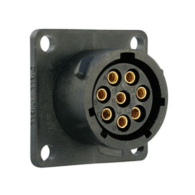 UTS0128S by Souriau-Sunbank by Eaton - CONNECTOR RECPT HSNG FMALE 8POS PNL MT