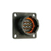 UTS012D10P by Souriau-Sunbank by Eaton - CONNECTOR RECPT MALE 10POS GOLD SOLDER