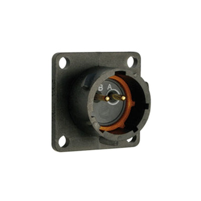 UTS012D2P by Souriau-Sunbank by Eaton - CONNECTOR RECPT MALE 2POS GOLD SOLDER