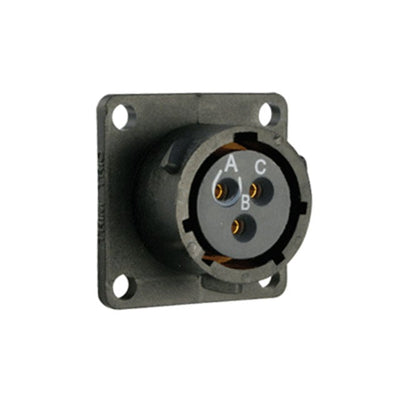 UTS012D3S by Souriau-Sunbank by Eaton - CONNECTOR RECPT FMALE 3POS GOLD SOLDER