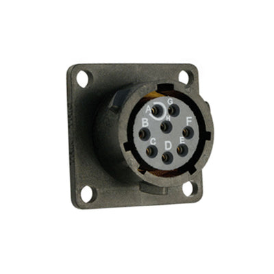 UTS012D8S by Souriau-Sunbank by Eaton - CONNECTOR RECPT FMALE 8POS GOLD SOLDER